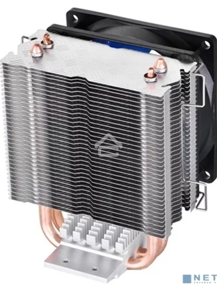 Кулер для процессора DEEPCOOL ICE EDGE MINI FS V2.0 синий, 80 мм, алюминий/медь, 2200 об/мин, 24.7 дБ, 3 pin, 100 Вт, 112 мм