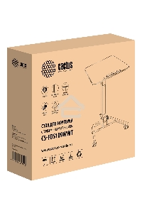 Стол для ноутбука Cactus VM-FDS109 столешница МДФ белый 73x50x108см (CS-FDS109WWT)