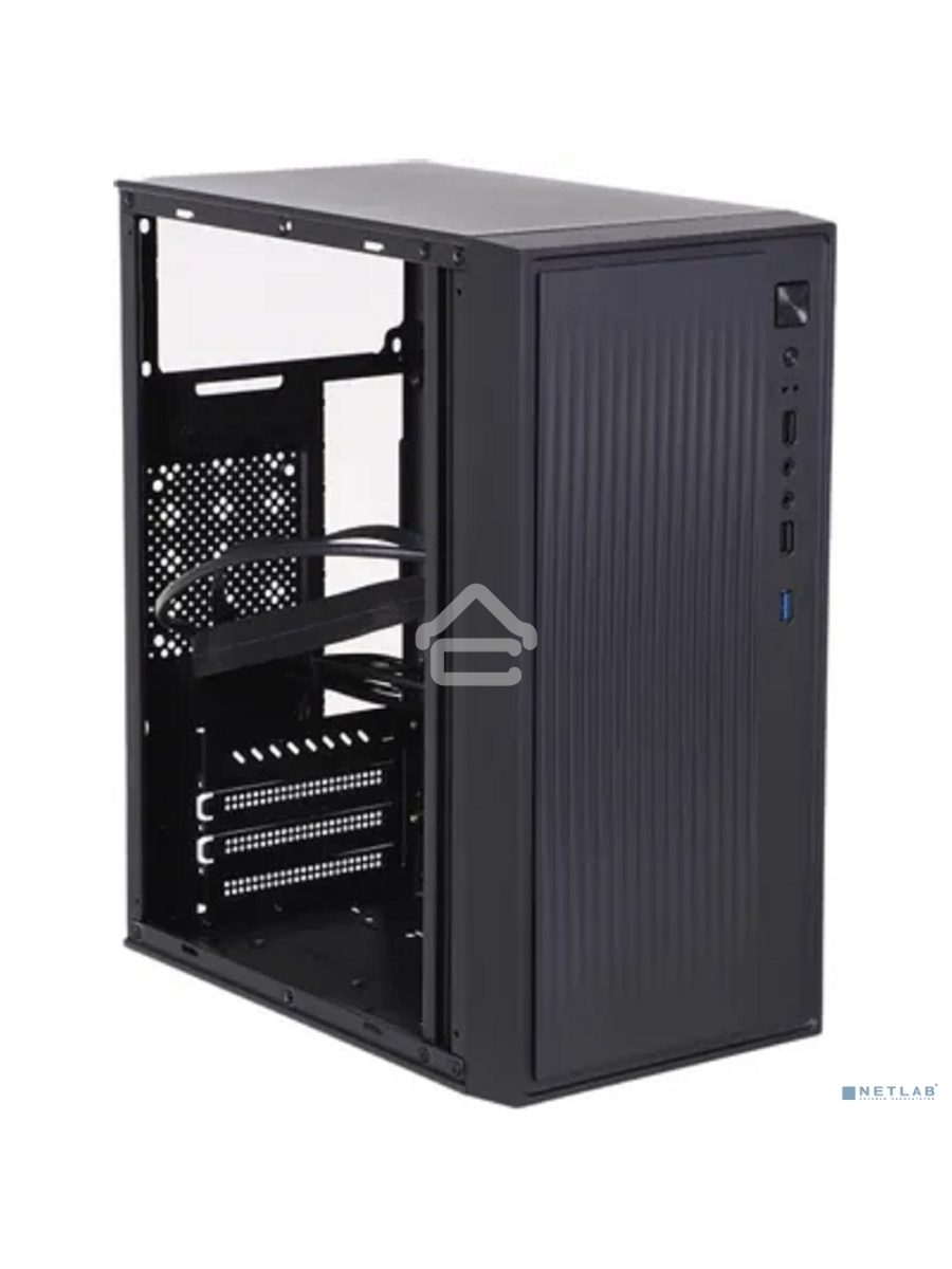 Компьютерный корпус Accord ACC-261B черный без БП mATX 1x80mm 1x92mm 2x120mm 2xUSB2.0 1xUSB3.0 audio