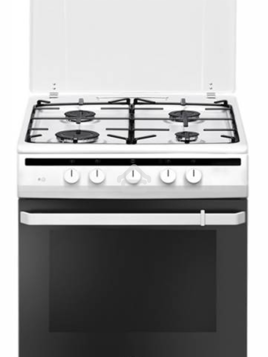 Плита газовая Hansa FCGW61000 белый, конфорок 4 шт, духовка 58 л, 60 см x 85 см x 60 см