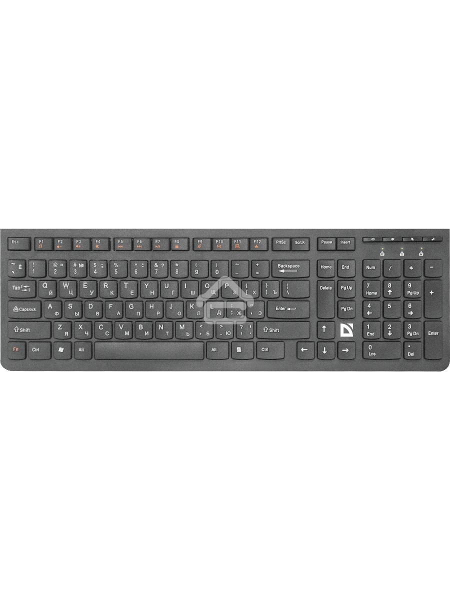 Клавиатура Defender ULTRAMATE SM-535 RU беспроводная USB, радиоканал, черный