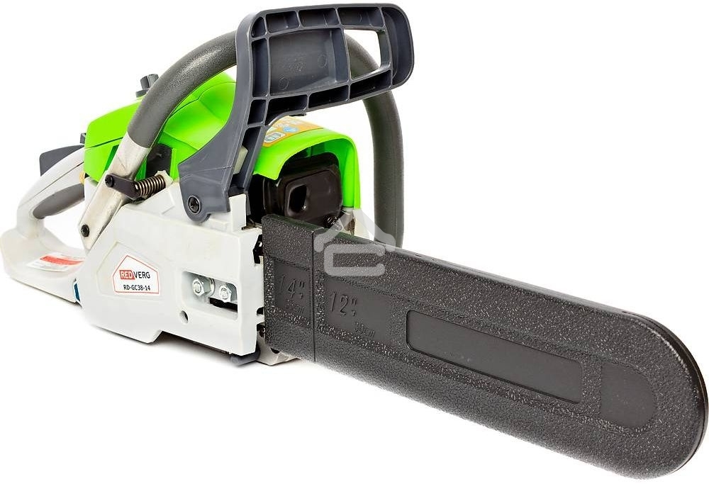 Бензопила RD-GC38-14. 1500 Вт,длина шины 35 см,шаг 3/8