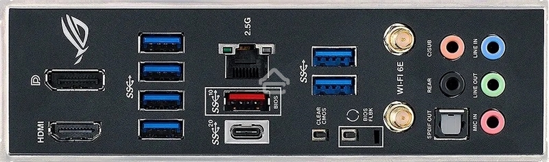 Материнская плата ASUS ROG STRIX B760-F GAMING WIFI, LGA 1700, Intel B760, 4xDDR5, 4xSATA, 3xM.2, 1xPCI-E 5.0 x16, 1xPCI-E 3.0 x4, 1xHDMI, 1xDP, 1x 2.5Gb LAN, 1xUSB-A 3.2 Gen 2, 6xUSB-A 3.2 Gen 1, 1xUSB-C 3.2 Gen 2x2, 5x3.5 мм, 7.1, Standard-ATX