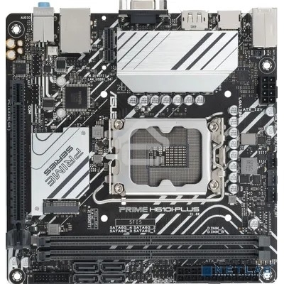 Материнская плата ASUS PRIME H610I-PLUS-CSM, LGA 1700, Intel H610, 2xDDR5, 4xSATA, 1xM.2 PCIe 3.0 x4, 1xPCIe 4.0 x16, 1xHDMI, 1xDP, 1xVGA, 2xUSB-A 3.2 Gen 1, 2xUSB-A 2.0, 1x 1Gb LAN, 3x3.5 мм, 7.1, Mini-ITX