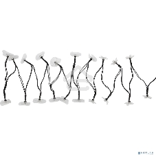 Каскад Lamper Ночной букет LED 4 м с выносной солнечной панелью 2 м и аккумулятором, теплое белое свечение