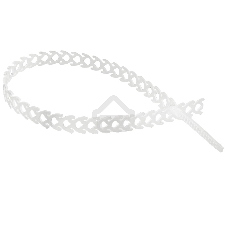 Хомут-стяжка полимерная многоразовая Rexant 300х10 мм, прозрачная, упаковка 20 шт.