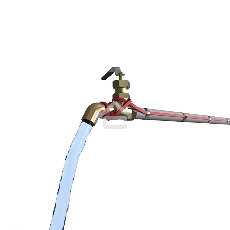 Греющий саморегулирующийся кабель (в трубу) 10HTM2-CT (20м/200Вт) Rexant