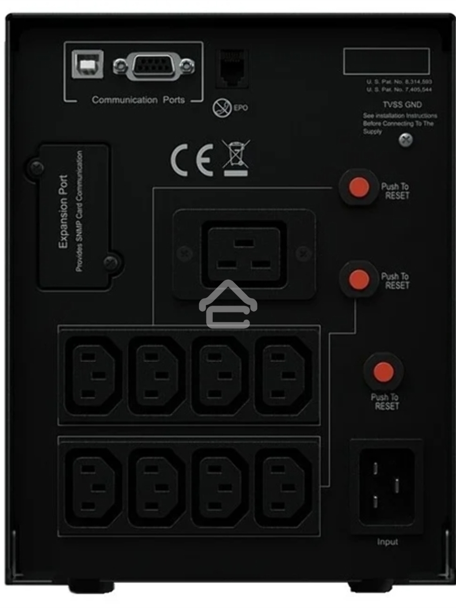 Источник бесперебойного питания CyberPower PR2200ELCDSL 2200VA/1980W USB/RJ11/45 (9 IEC)