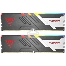 Оперативная память Patriot Viper Venom, DDR5, 64GB (2x32GB), 5200MHz, CL40, DIMM, с радиаторами, RGB, черный