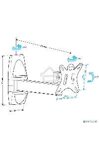 Кронштейн для телевизора Holder LCDS-5004 металлик 10