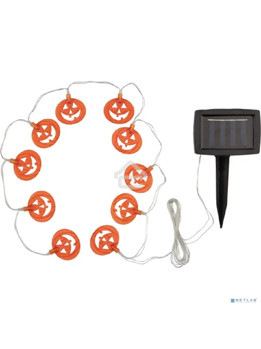 Каскад Lamper Улыбка LED 6 м с выносной солнечной панелью 2 м и аккумулятором, теплое белое свечение