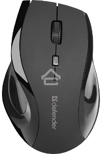 Мышь беспроводная Defender Accura MM-295 черный, 1600 dpi, радиоканал, USB, кнопки - 6
