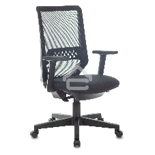 Кресло компьютерное Бюрократ MC-611N TW-01 38-418 черный, сетка/ткань, крестовина пластик