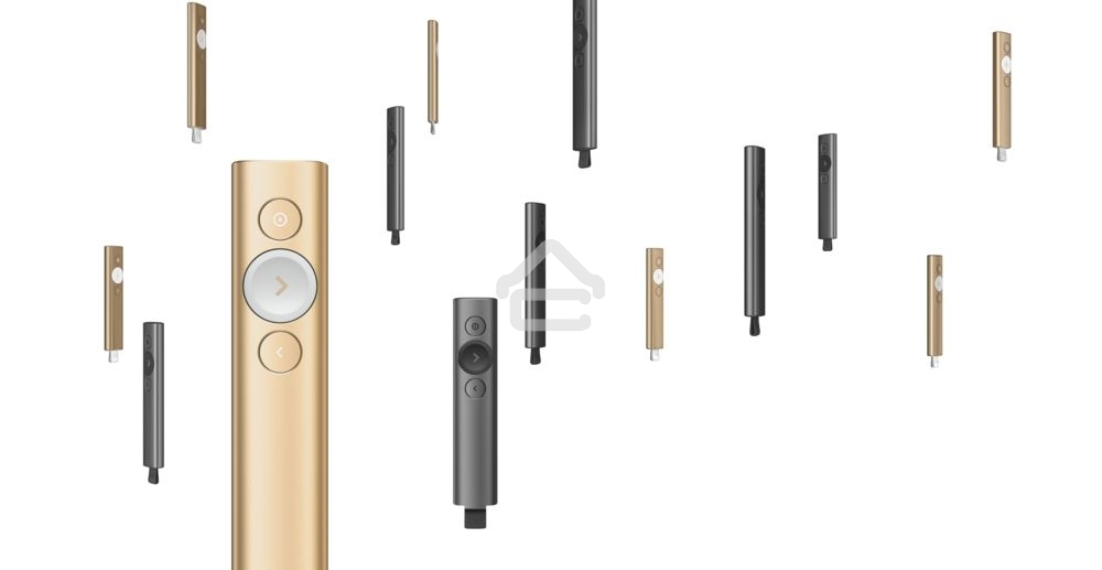 Презентер беспроводной Logitech Spotlight золотистый, радиоканал, USB, кнопки - 3