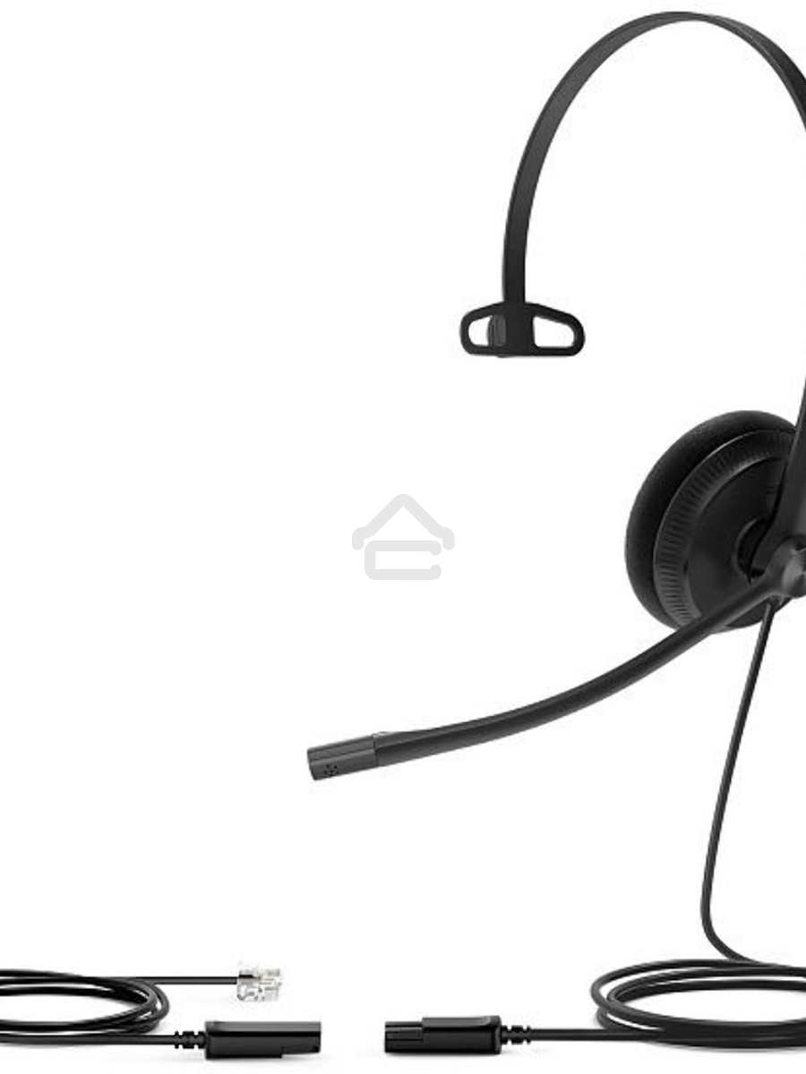 Гарнитура YEALINK YHS34 Lite Mono Моно, Проводная, HD звук, QD, RJ9, шт