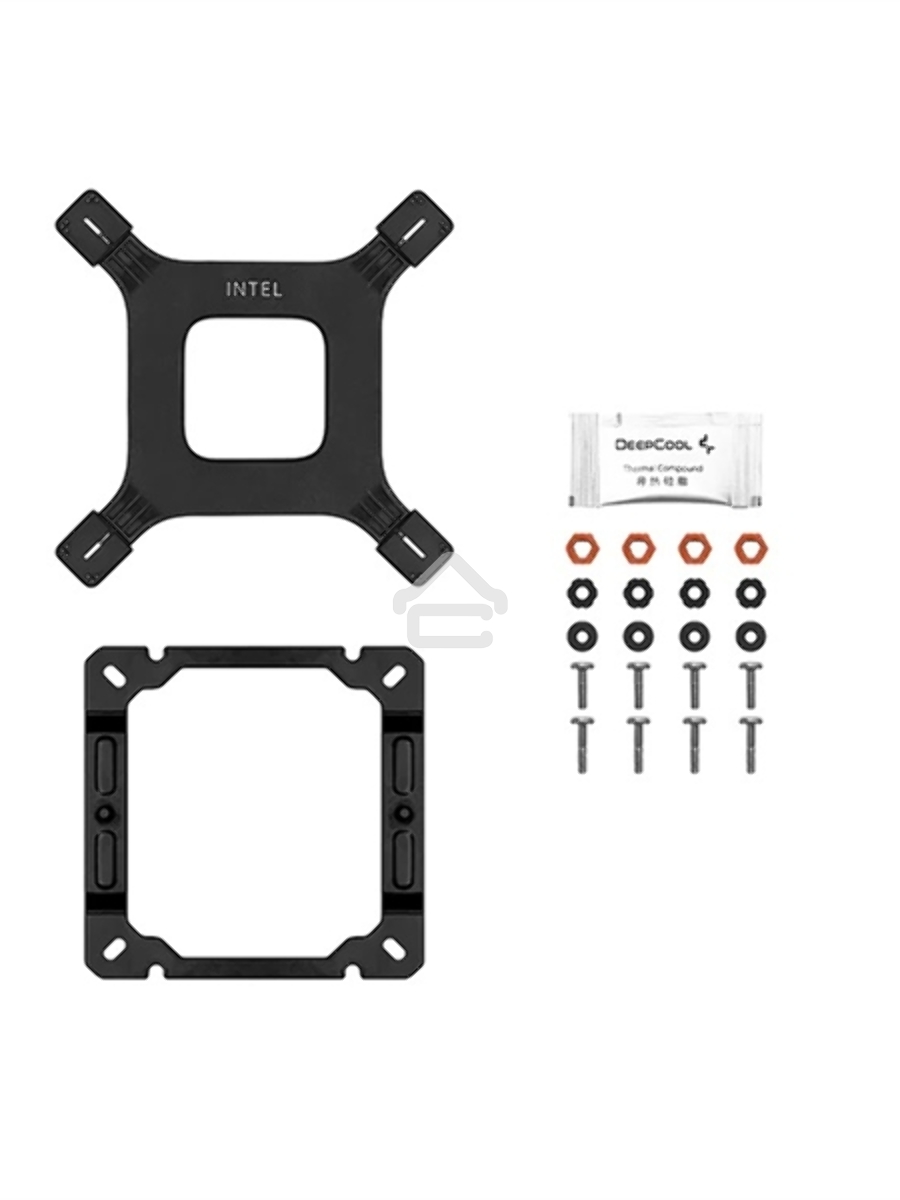 Кулер для процессора DEEPCOOL AG400 BK ARGB черный, 120 мм, алюминий/медь, 2000 об/мин, 31.6 дБ, 4 pin, 220 Вт, 150 мм
