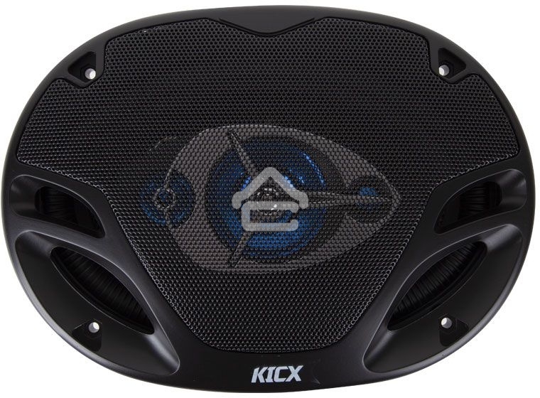 Колонки автомобильные Kicx GX-693 200Вт 92дБ 4Ом 15x23см (6x9дюйм) (ком.:2кол.) коаксиальные трехполосные