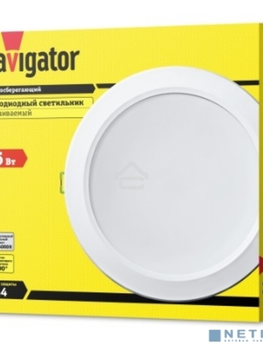 Светильник 94 838 NDL-P1-25W-840-WH-LED (аналог Downlight КЛЛ 2х26) Navigator 94838