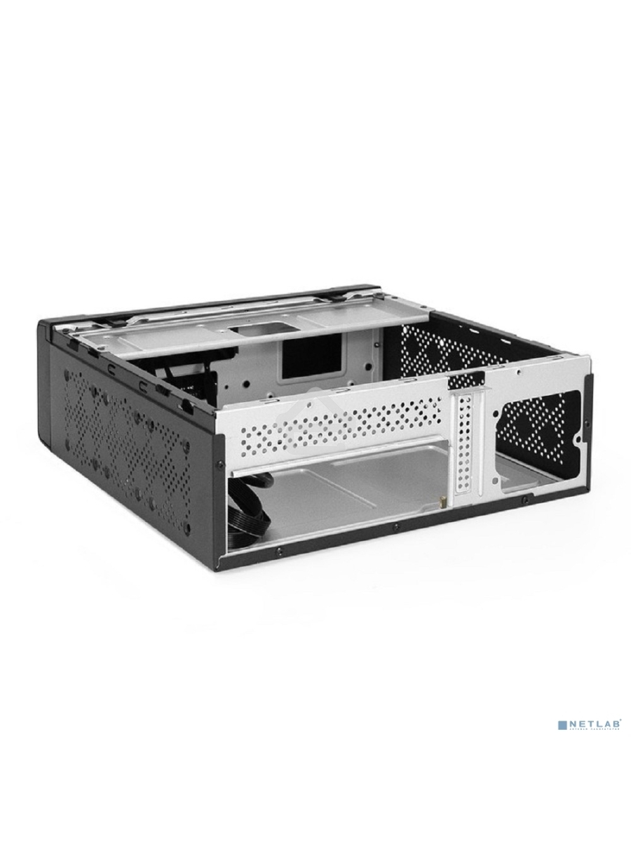 Компьютерный корпус Desktop ExeGate FL-102-TPS450 (mini-ITX, БП TPS450 с вент. 8см, 2*USB + 1*USB3.0, аудио, черный)