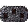 Кабель комп - розетка 220V EU (угловой) 3GX1,5mm2, 1,8m, медь, Telecom