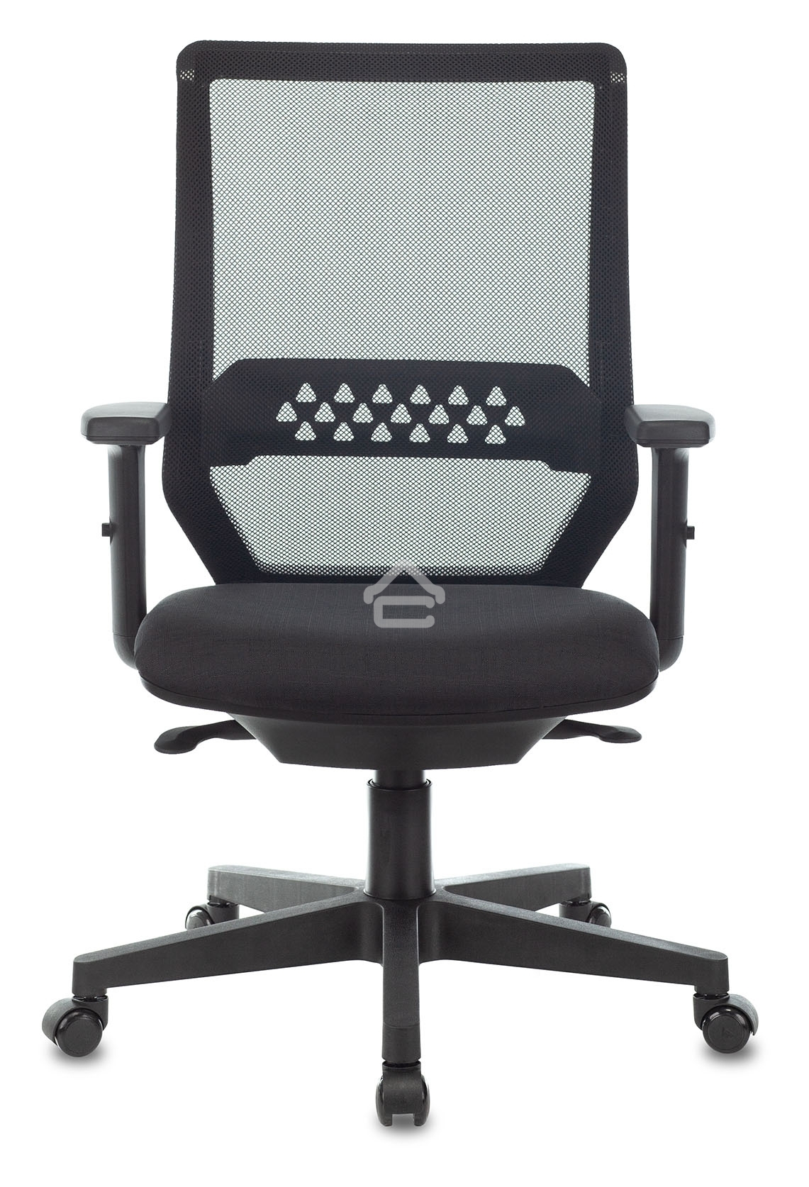 Кресло компьютерное Бюрократ MC-611N TW-01 38-418 черный, сетка/ткань, крестовина пластик