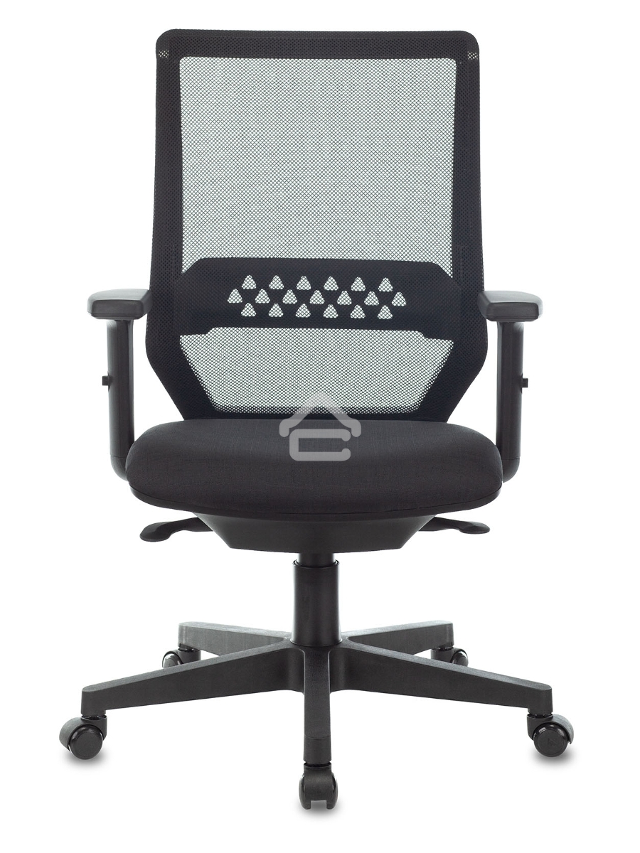 Кресло компьютерное Бюрократ MC-611N TW-01 38-418 черный, сетка/ткань, крестовина пластик