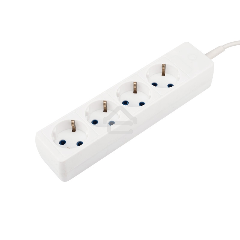 Удлинитель PROconnect 4 гнезда, 3 м, 3х0.75 мм², с/з, белый