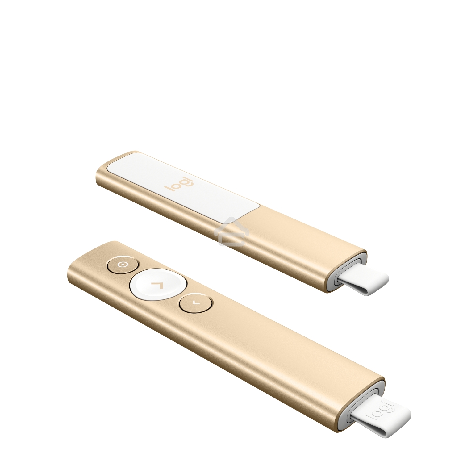 Презентер беспроводной Logitech Spotlight золотистый, радиоканал, USB, кнопки - 3