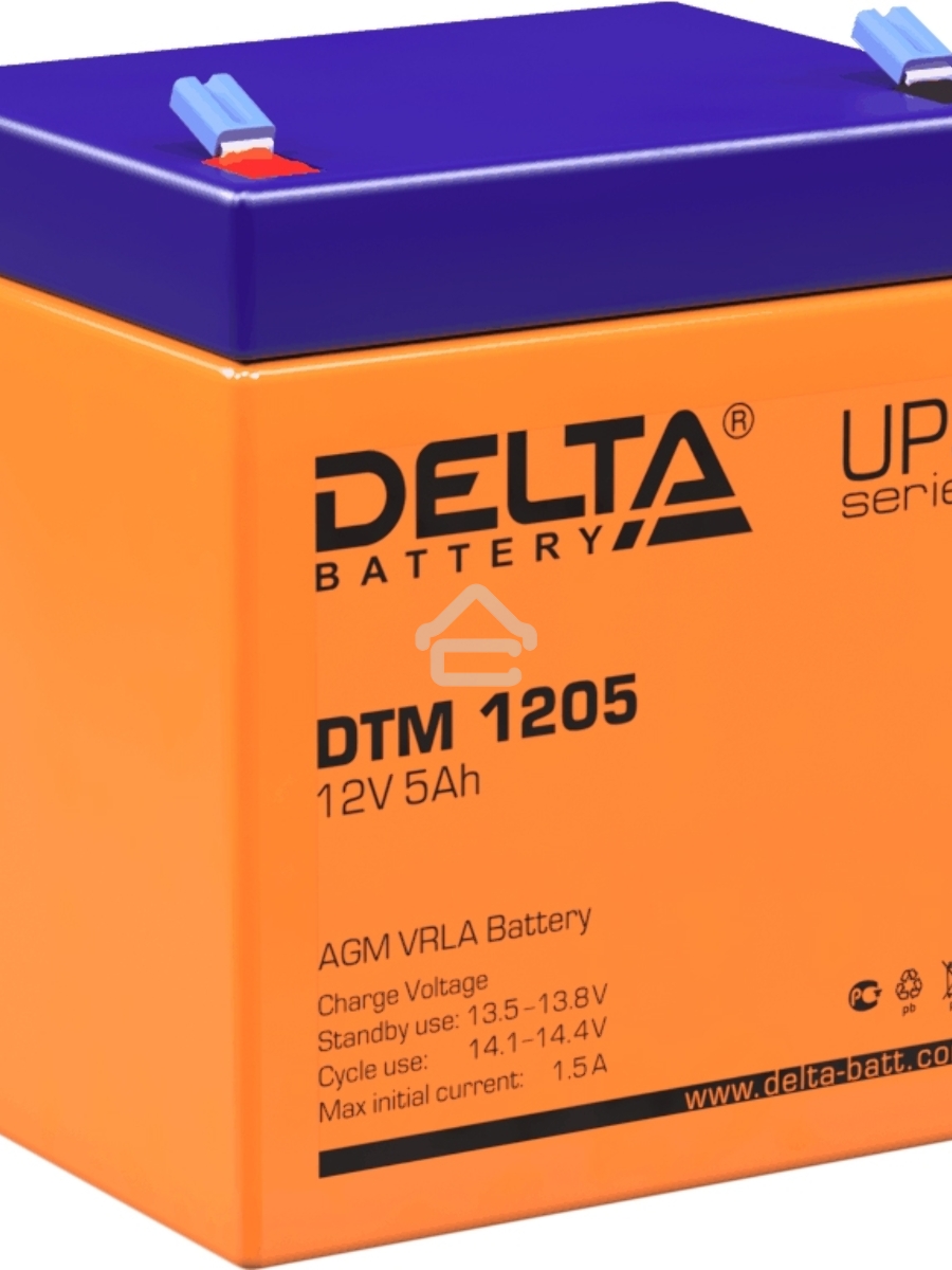 Батарея Delta DTM 1205 (12V, 5Ah)
