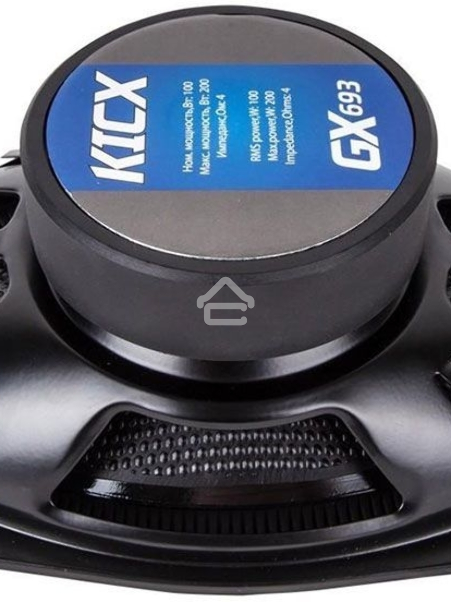 Колонки автомобильные Kicx GX-693 200Вт 92дБ 4Ом 15x23см (6x9дюйм) (ком.:2кол.) коаксиальные трехполосные