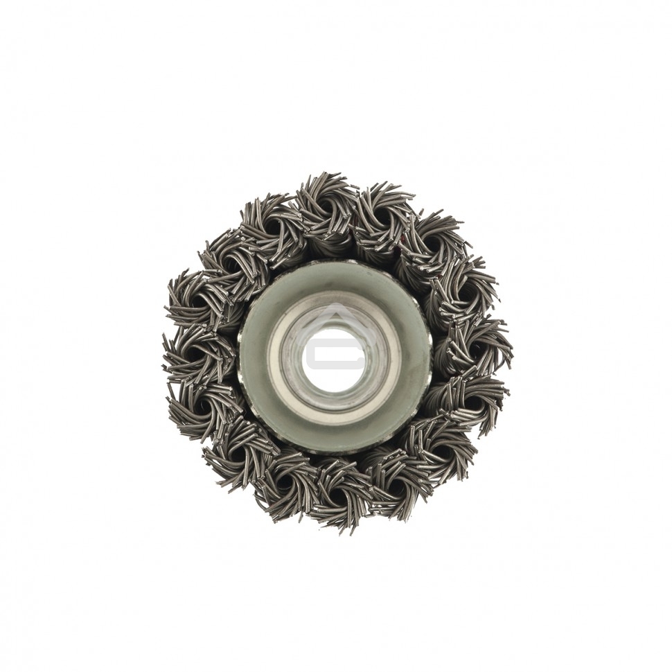 Щетка Matrix для УШМ, 65 мм, М14, Чашка, крученая проволока 0,8 мм