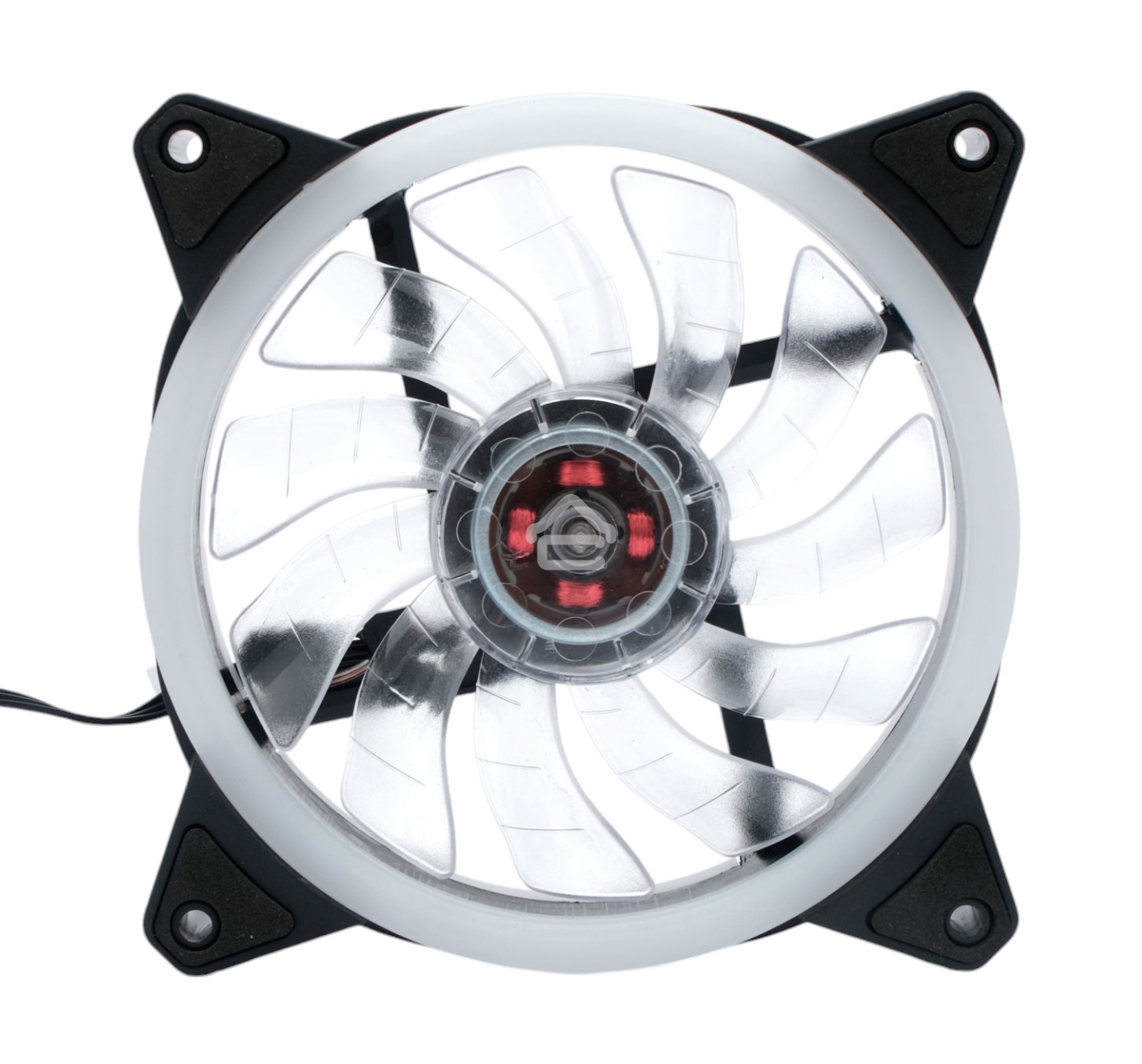 Вентилятор для корпуса Gembird D12025S12L-B черный, 120 мм, 1200 об/мин, 20.5 дБ, 3 pin