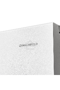 Холодильник Maunfeld MFF177NFW белый глянец двухкамерный 263/170л морозилка сбоку, No Frost, Side by Side