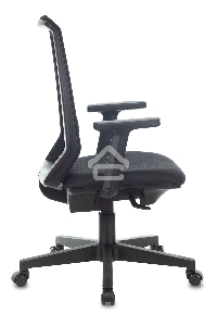 Кресло компьютерное Бюрократ MC-611N TW-01 38-418 черный, сетка/ткань, крестовина пластик