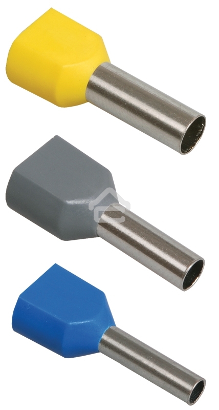 Наконечник-гильза изол. НГИ2 4.0-12 сер. (уп.100шт) ИЭК UTE10-D4-0-100