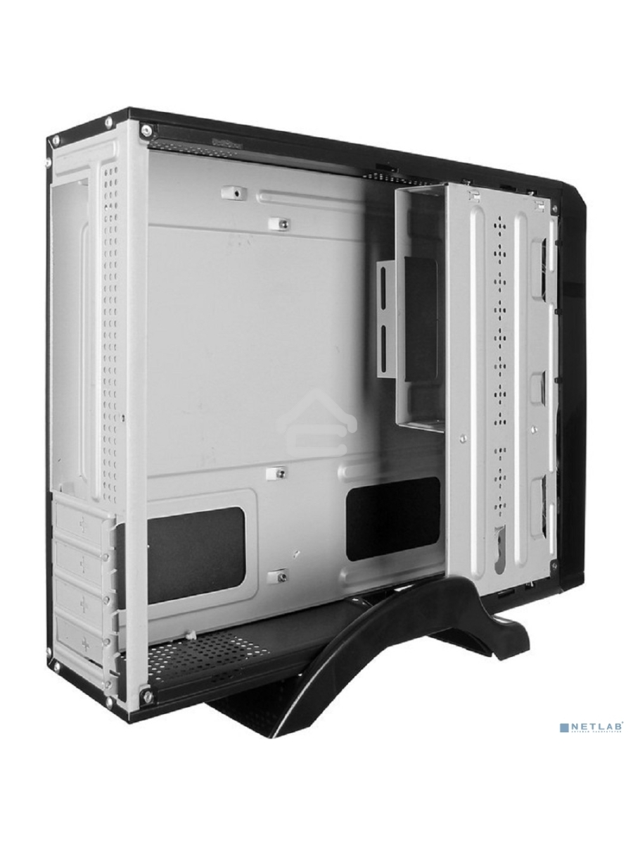 Компьютерный корпус Desktop ExeGate EX288781RUS MI-207U-350W-8 (miniITX/mATX, БП M350 с вент. 8см, 1*USB+1*USB3.0, аудио, черный)
