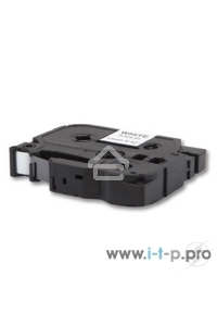 Картридж ленточный Cactus CS-TZ231 12 мм, 8 м, черный шрифт, белый фон, для BROTHER 1010/1280/1280VP/2700VP