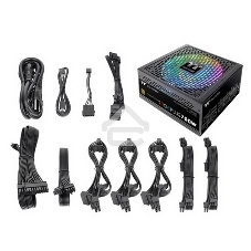 Блок питания Thermaltake Toughpower iRGb PLUS 750W RTL (PS-TPI-0750F3FDGE-1), 750Вт, 80 PLUS Gold, 140мм, модульный, черный