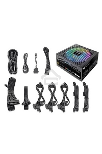 Блок питания Thermaltake ATX 750W Toughpower iRGB Plus 80 PLUS gold (24+4+4pin) APFC 140mm fan color LED 9xSATA Cab Manag RTL