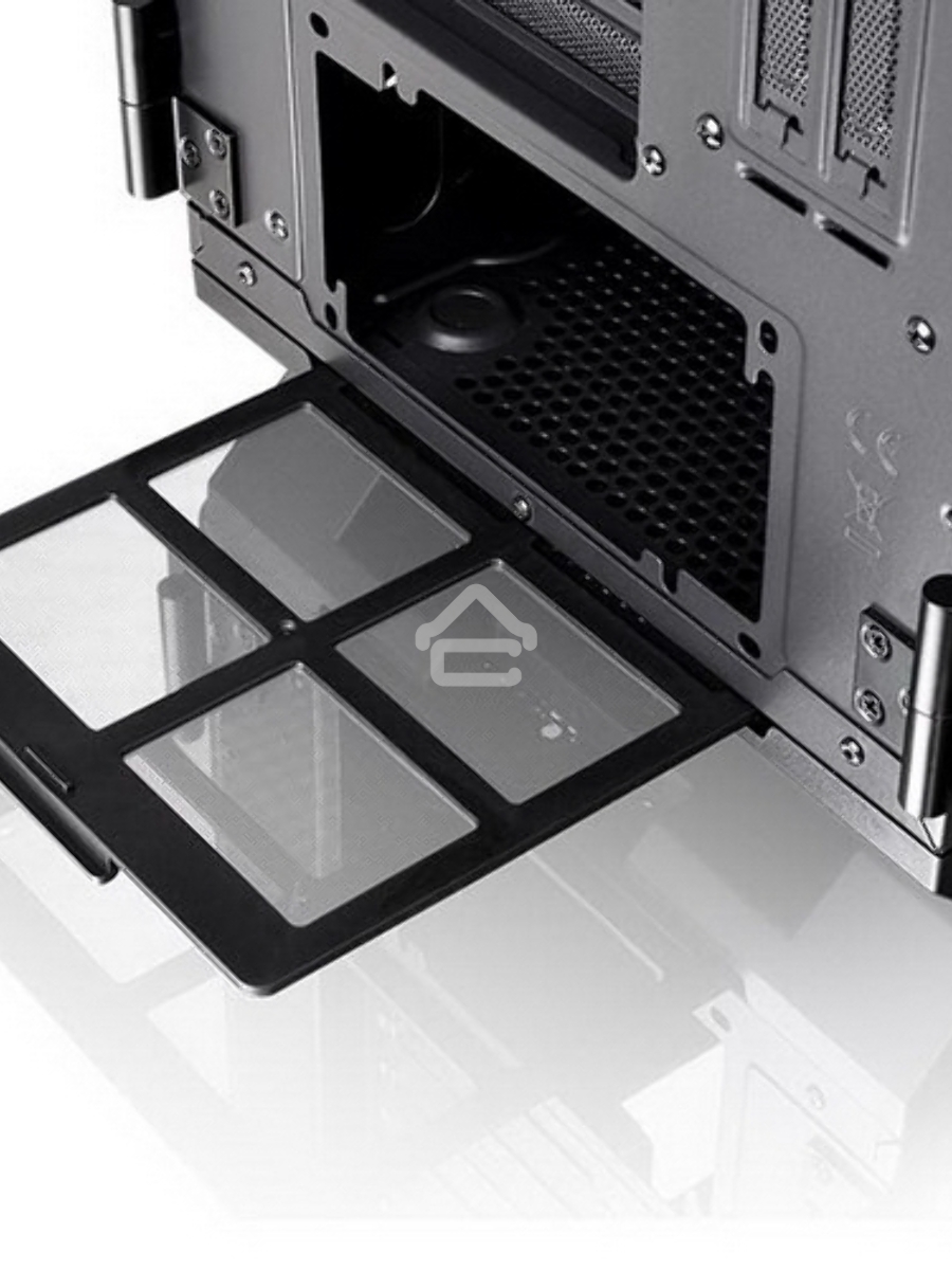 Корпус View 71 TG (840574) CA-1I7-00F1WN-00 /Black/Win/SPCC/Tempered Glass*4/Color Box/Riing 140mm Blue Fan*2