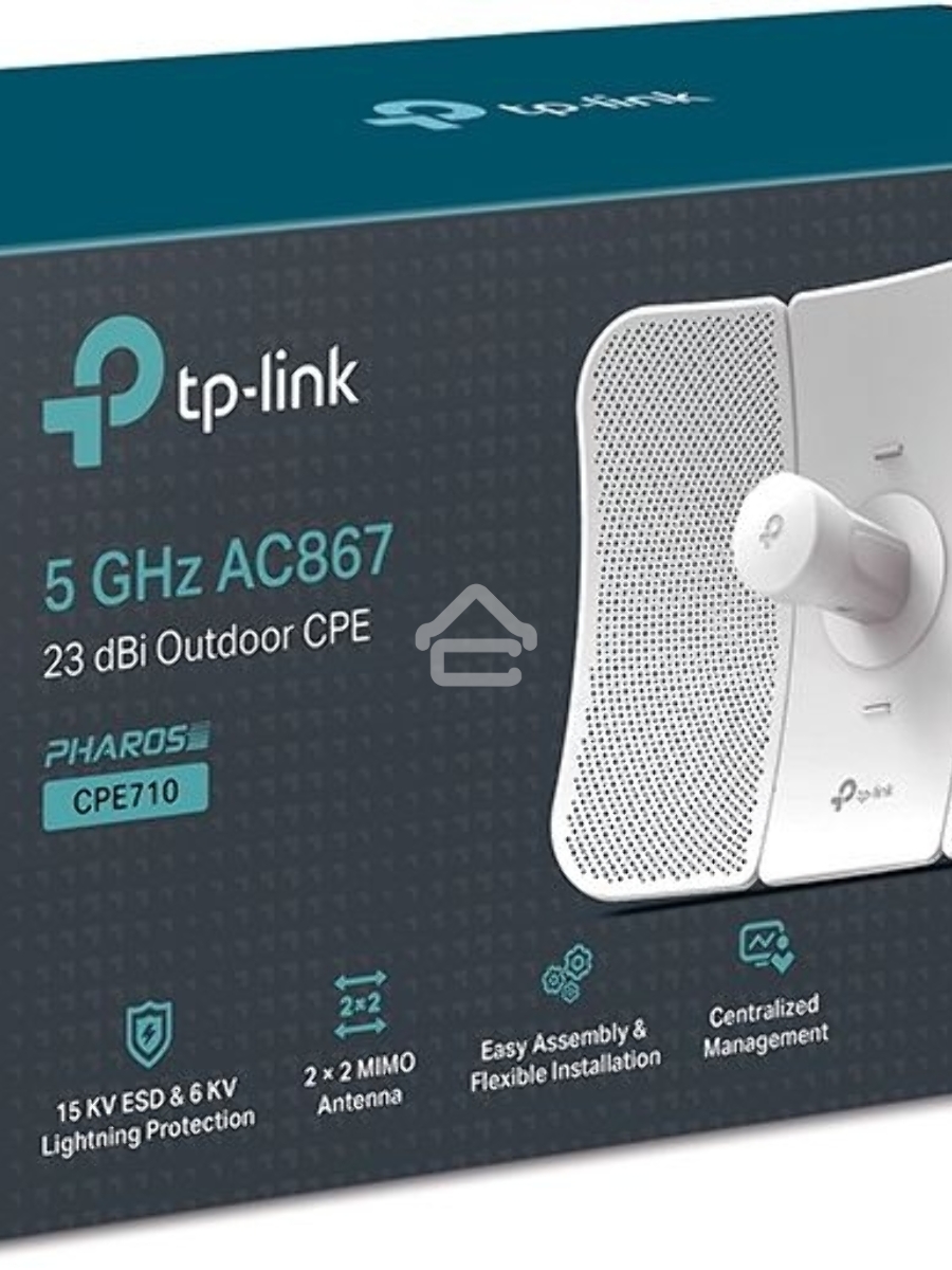 Наружная точка доступа Tp-Link CPE710 5 ГГц 867 Мбит/с 23 дБи Wi-Fi стандарта AC SMB