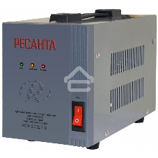 Стабилизатор напряжения Ресанта АСН-500Д/1-Ц электронный однофазный серый