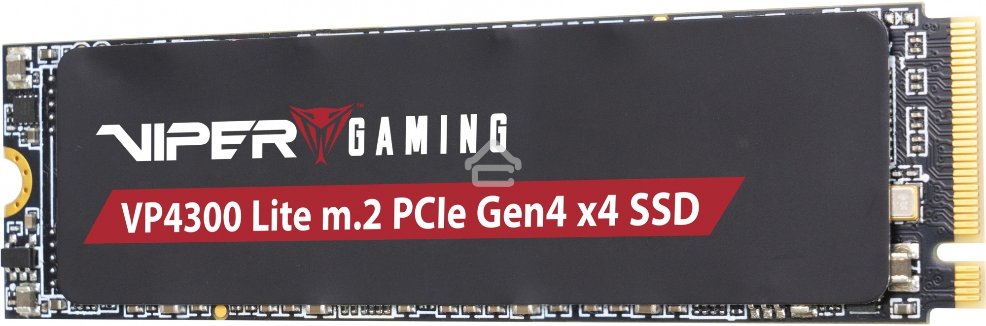 Накопитель SSD Patriot Viper VP4300 Lite, 4Tb, PCIe 4.0 x4, M.2 2280, NVMe, R/W 7400/6000, с радиатором