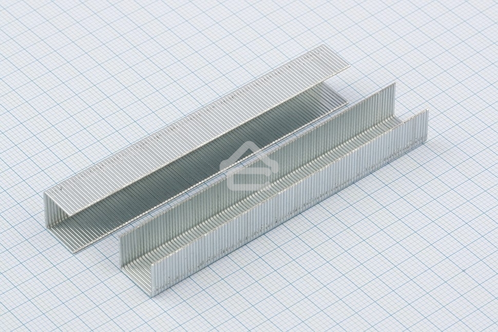 Скобы Gross 10 мм, для мебельного степлера, усиленные, тип 53, 1000 шт.