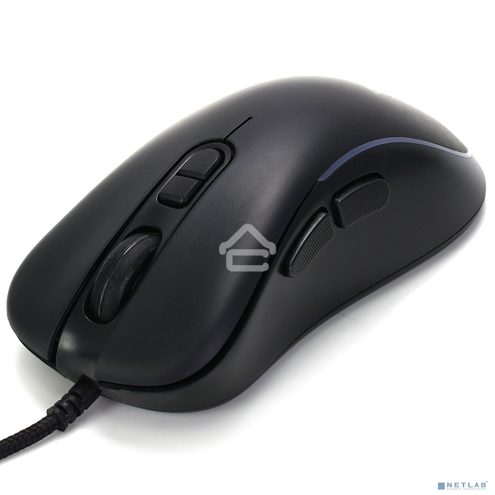 Мышь проводная Crown CMGM-902 черный, 7200 dpi, USB, кнопки - 7