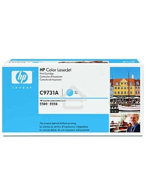Картридж лазерный HP C9731A голубой для LJ 5500 12000стр.