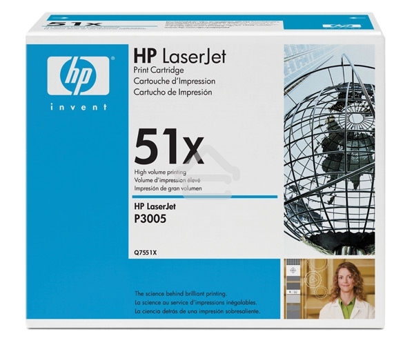 Картридж лазерный HP Q7551XD черный двойная упаковка для LaserJet P3005/M3027mfp/M3035mfp 2 x 13000 стр.