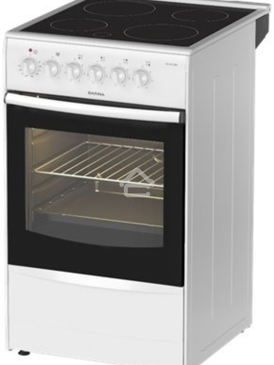 Плита электрическая Darina B 3607 W белый/черный, конфорок 4 шт, духовка 50 л, 50 см x 85 см x 56 см