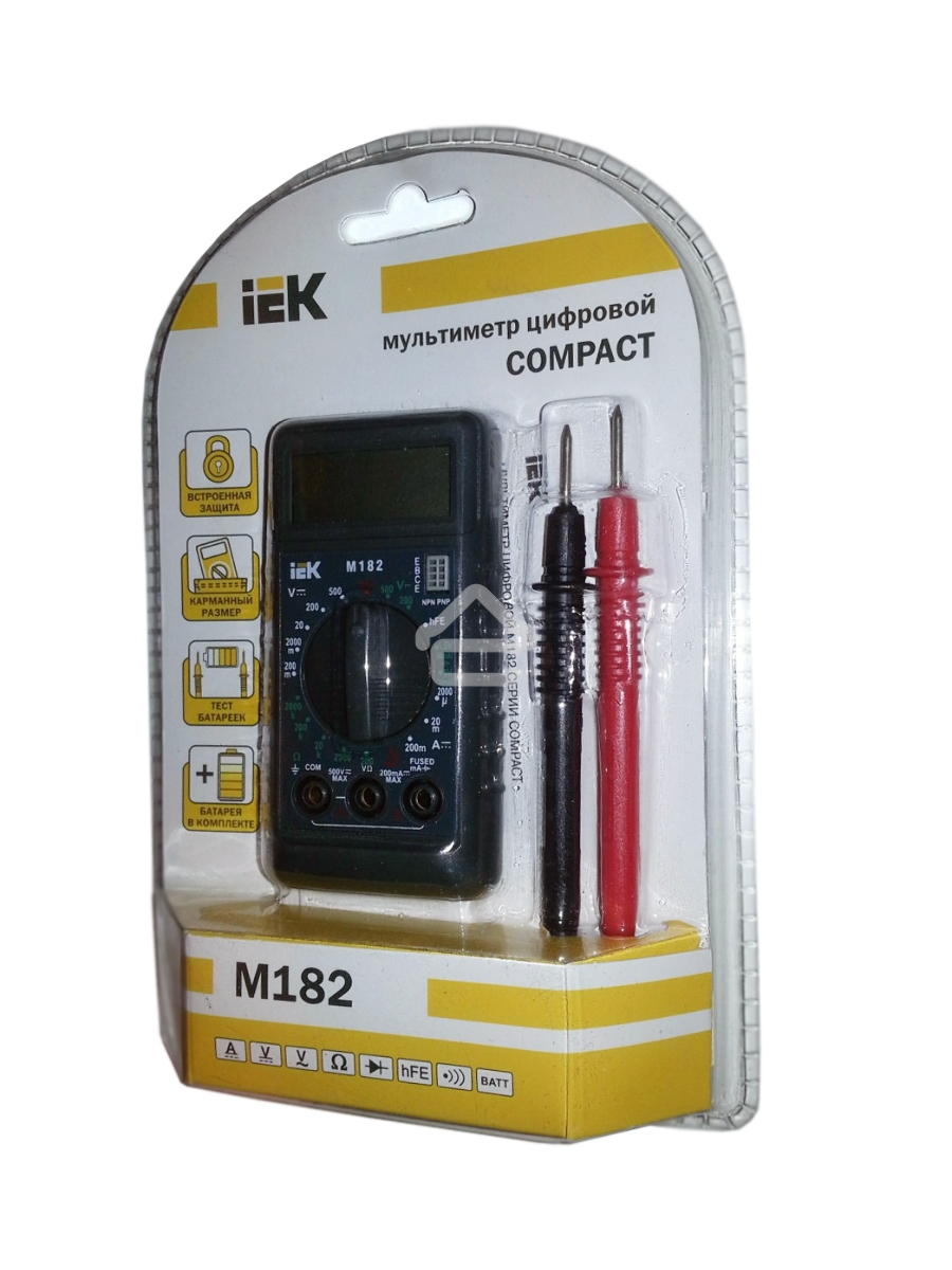 Мультиметр IEK Compact M182цифровой
