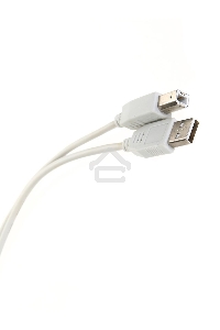 Кабель AM/BM USB2.0 3м Telecom USB 2.0  A-->B 3.0m, белый/серый, TC6900-3.0M